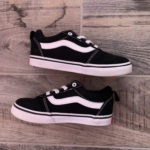 Vans Other - Vans Slip On Black & White Sneakers